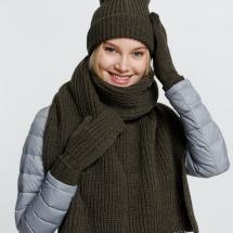 Варежки Nordkyn, зеленые (оливковые) / Миниатюра WWW (1000)