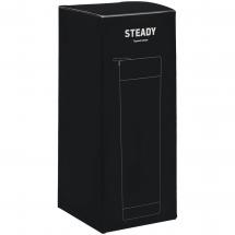 Термостакан Steady, черный / Миниатюра WWW (1000)