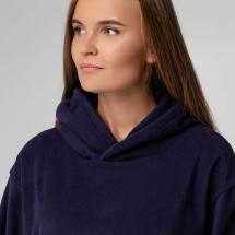 Худи флисовое унисекс Manakin, темно-синее / Миниатюра WWW (1000)