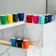 Кружка Good Morning с покрытием софт-тач, темно-синяя / Миниатюра WWW (1000)