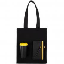 Набор Velours Bag, черный с желтым / Миниатюра WWW (1000)