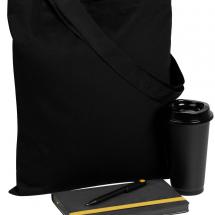 Набор Velours Bag, черный с желтым / Миниатюра WWW (1000)