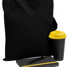 Набор Velours Bag, черный с желтым / Миниатюра WWW (1000)