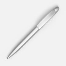 Ручка шариковая Moor Silver, серебристый металлик / Миниатюра WWW (1000)