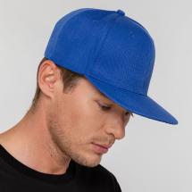 Бейсболка Snapback с прямым козырьком, ярко-синяя / Миниатюра WWW (1000)