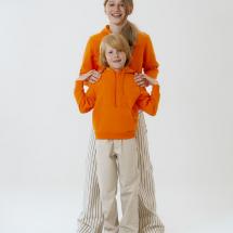 Худи детское Kirenga Kids 2.0, оранжевое / Миниатюра модельного (1000)