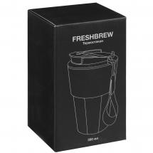 Термостакан Freshbrew, красный / Миниатюра (упак) (1000)