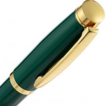 Ручка шариковая Letra Gold, глянцевая, темно-зеленая / Миниатюра WWW (1000)