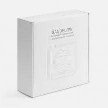 Интерьерный светильник с беспроводной зарядкой Sandflow, белый / Миниатюра (упак) (1000)