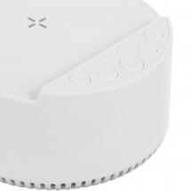 Bluetooth-колонка с беспроводной зарядкой relaxTime, белая / Миниатюра WWW (1000)