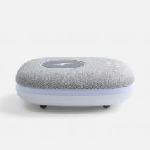 Bluetooth колонка с беспроводной зарядкой и подсветкой Terrafonic, серая / Миниатюра WWW (1000)