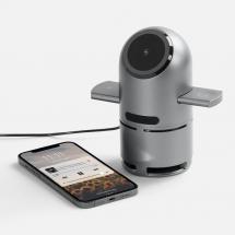 Bluetooth-колонка с беспроводной зарядкой Droid, серая / Миниатюра WWW (1000)