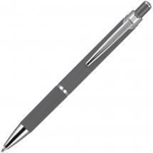 Ручка шариковая Chromos Soft Touch, серая / Миниатюра WWW (1000)