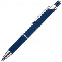 Ручка шариковая Chromos Soft Touch, синяя / Миниатюра WWW (1000)