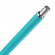 Ручка шариковая Slim Beam, бирюзовая / Миниатюра WWW (1000)