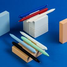 Ручка шариковая Cursive Soft Touch, белая / Миниатюра WWW (1000)