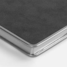 Ежедневник Metal Frame на заказ, датированный, темно-серый / Миниатюра WWW (1000)