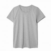 Футболка женская T-bolka Stretch Lady, серый меланж / Миниатюра WWW (1000)