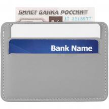 Чехол для карточек Shall Simple, серый / Миниатюра WWW (1000)