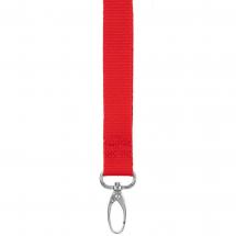 Лента для бейджа Pin, красная / Миниатюра WWW (1000)