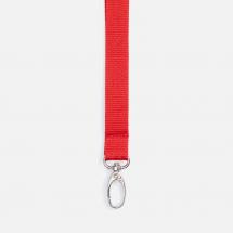Лента для бейджа Pin, красная / Миниатюра WWW (1000)