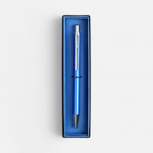 Ручка шариковая Arvent Glossy в футляре, синяя / Миниатюра WWW (1000)