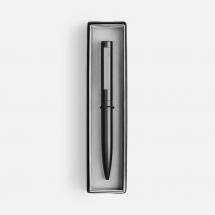 Ручка шариковая Inkolor в футляре, черная с серым / Миниатюра WWW (1000)