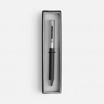Ручка шариковая Eyeshot Soft Touch в футляре, черная / Миниатюра WWW (1000)