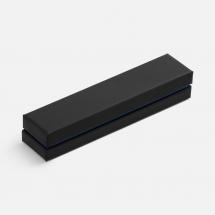 Ручка шариковая Eyeshot Soft Touch в футляре, темно-синяя / Миниатюра WWW (1000)