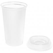 Стакан с крышкой Color Cap White, белый / Миниатюра WWW (1000)