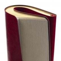Ежедневник Nebraska Flex, недатированный, бордовый с золотистым / Миниатюра WWW (1000)