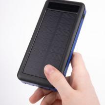 Аккумулятор с беспроводной зарядкой Holiday Maker Wireless, 10000 мАч, синий / Миниатюра WWW (1000)