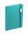 Ежедневник New Factor Metal, бирюзовый
