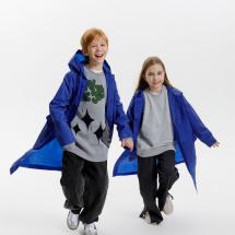 Дождевик детский RainDrop Kids, ярко-синий / Миниатюра модельного (1000)