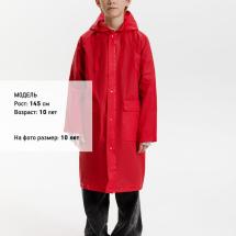 Дождевик детский RainDrop Kids, красный / Миниатюра модельного (1000)