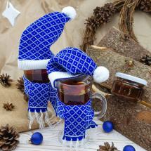 Шарфик на игрушку Dress Cup, синий / Миниатюра WWW (1000)
