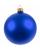 Елочный шар Gala Matt в коробке, синий, 10 см