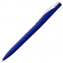 Ручка шариковая Pin Soft Touch, синяя / Миниатюра WWW (1000)