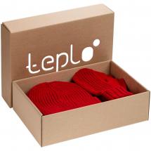 Коробка Teplo, большая, крафт / Миниатюра WWW (1000)