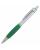 Ручка шариковая Boomer, с зелеными элементами