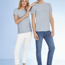 Футболка мужская Regent Fit 150, синий меланж / Миниатюра WWW (1000)