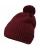 Шапка Brugge, бордовая