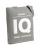 Холщовая сумка «Размер IQ», серая