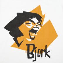 Футболка женская «Меламед. Bjork», белая / Миниатюра WWW (1000)