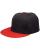 Бейсболка Ben Hope с прямым козырьком, черная с красным