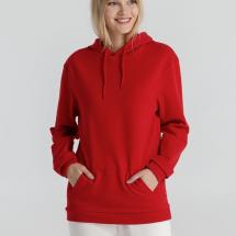 Толстовка с капюшоном унисекс Hoodie, красная / Миниатюра WWW (1000)