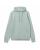Толстовка с капюшоном унисекс Hoodie, серо-зеленая