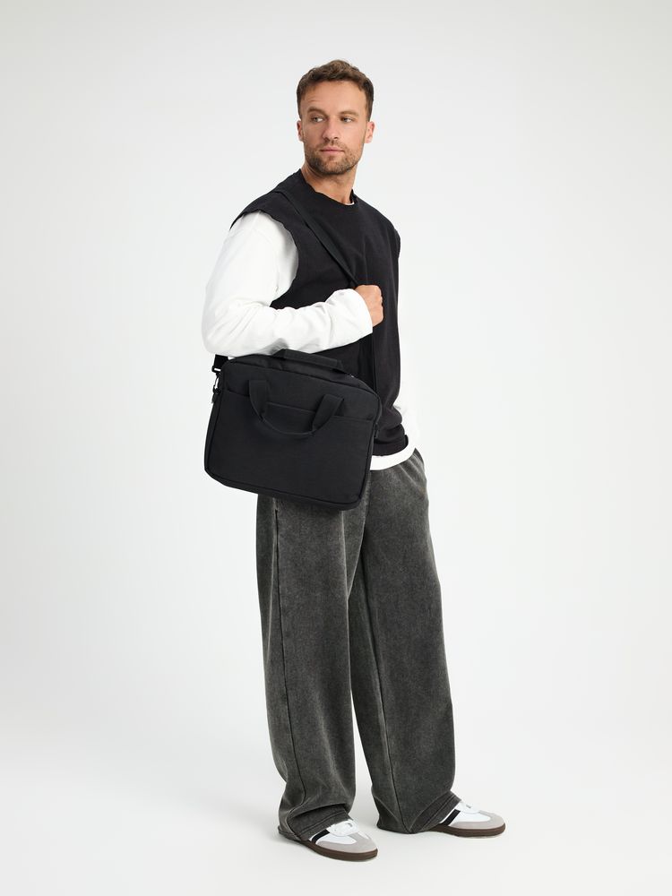 Сумка для ноутбука Delegate, черная / Миниатюра модельного (1000)