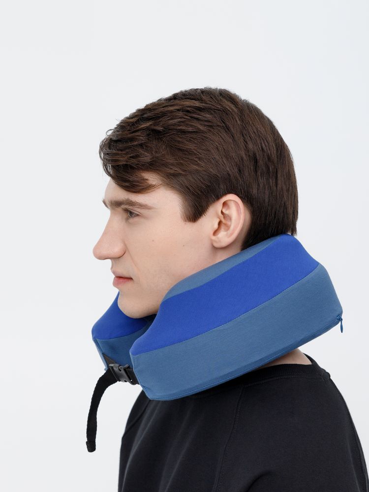 Дорожная подушка Piligrim, синяя / Миниатюра модельного (1000)