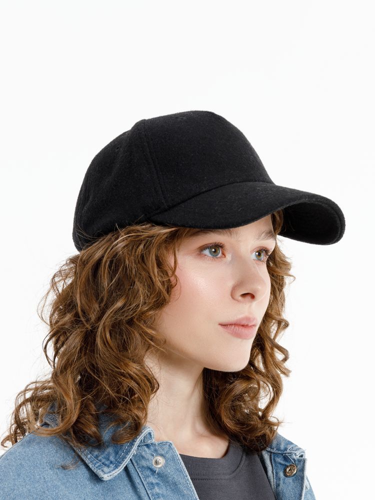 Бейсболка Woolridge, черная / Миниатюра модельного (1000)